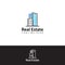 Realty estate, apartment, residential property, hotel, real estate logo template design vector