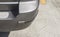 Rear bumper old car crack grey color