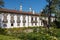 Rear entrance and gardens of Mateus Palace in northern Portugal