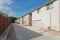 Rear entry garage of brand newly built house in Texas, USA