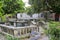 Rear garden of liantang villa
