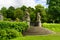 Rear gateway to the formal gardens of Pollok House, in Pollok Es