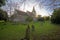 The rear graveyard of Bosham Church in West Sussex, England. An ancient site.