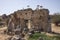 Rear of main entrance to public baths at Aptera, Crete