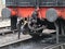 Rear of a Steam Train.