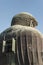 Rear view of Buddha statue in Kamakura