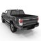 Rear view of empty pick-up truck on white. 3D illustration