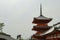 Rear view of pagoda. Kiyomizu-dera, formally Otowa-san Kiyomizu-dera, is an independent Buddhist temple in eastern Kyoto.