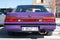 Rear view of a purple classic Japanese third-generation Honda Prelude