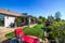 Rear Yard Patio Of Modern Home