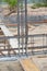 Rebar and formwork for beam and column