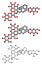 Rebaudioside A molecule. One of the main steviol glycosides found in stevia plants, used as sweetener