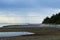 Rebecca Spit beach landscape, Quadra Island BC