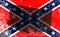 Rebel Civil War Flag With Arizona Map