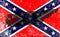 Rebel Civil War Flag With Tennessee Map