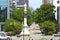 Rebel Flag and Confederate Monument Before South Carolina Capitol