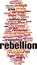 Rebellion word cloud