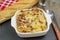 Reblochon tartiflette dish