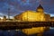 The rebuilt Berlin City Palace at dawn