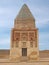 Rebuilt Il-Arslan mausoleum in ancient city Kunya-Urgench