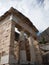 Rebuilt Treasury of Athena at Delph in Greece