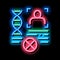 Rebuttal Paternity File neon glow icon illustration