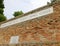 Recanati, MC, Italy - November 2, 19: famous wall of poet Giacom