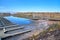 Receding Water Levels At The Great Salt Lake Make A Marina Unusable.