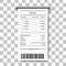 Receipt bill paper invoice,receipt template