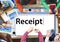 Receipt Receipts Cost Expenses Financial Spend Concept