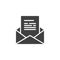 Receive Email Message vector icon
