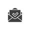 Received mail vector icon