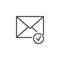 Received message line icon