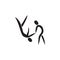 reception in judo icon. Element of figures of sportsman icon. Premium quality graphic design icon. Signs, symbols collection icon
