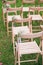 Reception wedding wood chairs