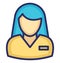 Receptionist Vector Icon which can easily modify or edit