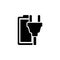 Rechargeable battery flat vector icon