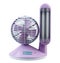 Rechargeable oscillating fan with light