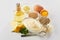 Recipe ingredients for gourmet homemade mayonnaise