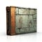 Reclaimed Metal Theme Wallet: Concept Art Illustration With Realistic Rendering