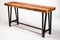 Reclaimed Wood and Metal Console Table: Industrial-Inspired Charm with Modern Elegance