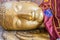 Reclining Buddha gold statue