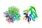 Recombinant human epidermal-type fatty acid binding protein. Crystal structure and molecular model. 3d illustration