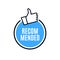 Recommend best advantage icon. Good job ok recommend thumb up sticker