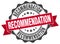 recommendation seal. stamp