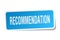 recommendation sticker