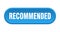 recommended button