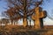 Reconciliation crosses near Milhostov, Western Bohemia, Czech Republic