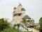 Reconstructed Bobolice castle on trail of Eagles` nests.