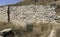 Reconstructed City Wall at Tel Lachish in the Judean Hills in Israel